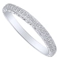 thumbnail image 1 of AFFY Round Shape Simple Rope Style Engagement Ring 14K Solid White Gold Ring Size-11.5, 1 of 2