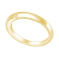 thumbnail image 1 of AFFY Round Shape Simple Style Engagement Ring 14K Solid Yellow Gold Ring Size-6, 1 of 2