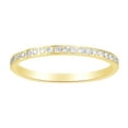 thumbnail image 1 of AFFY Round Shape White Natural Diamond Eternity Band Ring In 14K Yellow Gold (0.25 Cttw), 1 of 1
