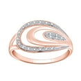 thumbnail image 1 of AFFY Round Shape White Natural Diamond Split Shank Band Ring In 10k Solid Gold-Ring Size-8, 1 of 2