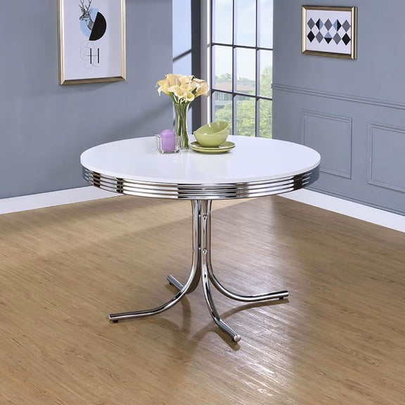 Round Shape for Inclusive Gatherings / For Casual Meals and Entertaining Guests / Gives Vintage Touch to Space