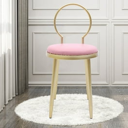 Modern Simple Dressing Table Makeup Chair With Stool Pink Vanity Velvet Chair Walmart