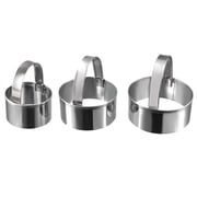 Round Shaped Stainless Steel Cookie Cutter, by Uxcell 3 Pieces