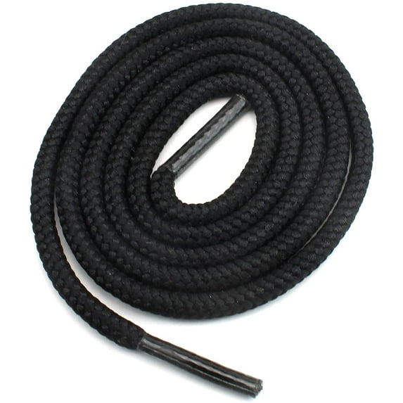 Round Shoelaces 3/16" Thick Solid Colors for All Shoe Types Several Lengths
