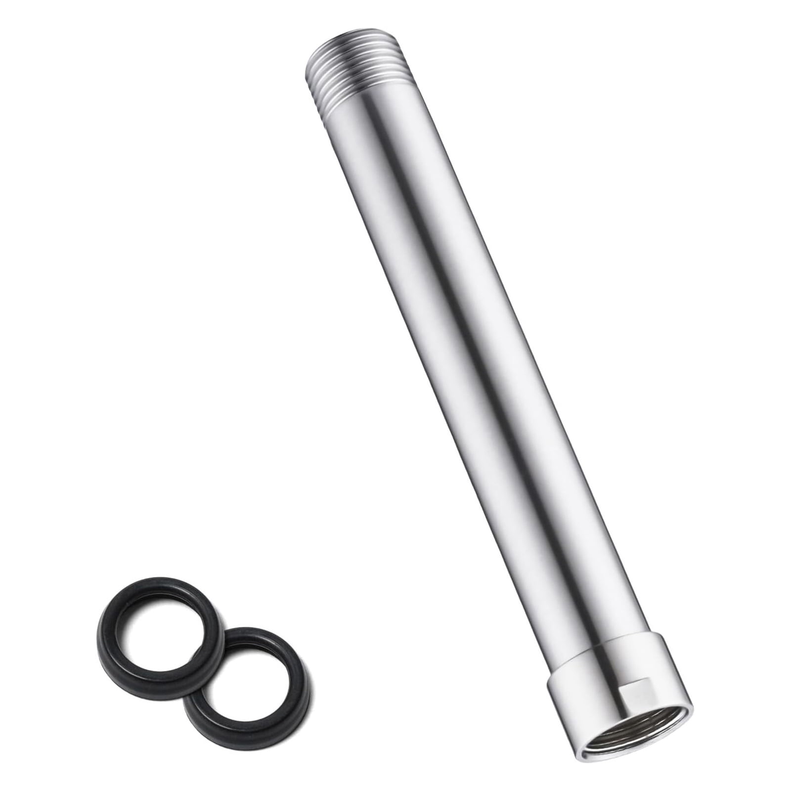 Round Shower Head Extension Rod Shower Extender Stainless Steel Showers ...