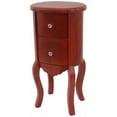 thumbnail image 1 of Round Side Table - Red, 1 of 1