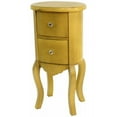 thumbnail image 1 of Round Side Table - Yellow, 1 of 1