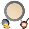 Round Silicone Baking Mat for 8 Inch Cake Pan, Non-stick, Heat ...