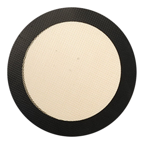 Round Silicone Baking Mats for 8" Cake Pan, Food Grade Non-Stick Reusable Silicone Mat for Baking Pan for Bread/Tortilla/Macaron/Pastry/Pie/Bun or 9" Pizza Pan ﻿,1Pc (Black,7.87" Dia)