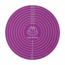 Round Silicone Baking Mats For And Non Slip Dough Rolling Mat Silicone Kneading Pad Thick Turntable Non Slip Pad Placemat Home Decor