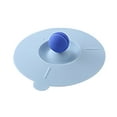 thumbnail image 1 of Round Silicone Cup Cover Silicone Cup Covers 3.93 Inch Reusable Silicone Mug and Cup Lids Suction Seal Lid Caps to Keep Drink Warm or Cold for Steeping Coffee Tea And Drink Cover(Blue,3.93x3.93"), 1 of 7