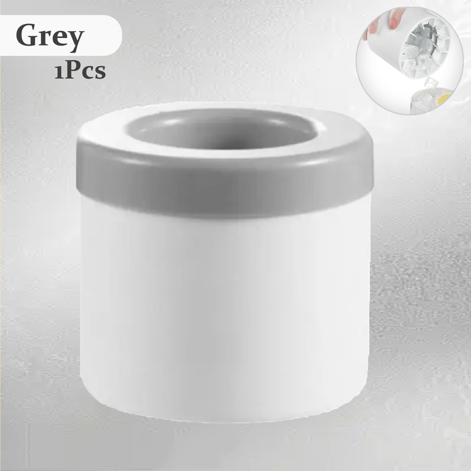 Round Silicone Ice Cube Mold Ice Bucket Homemade Summer DIY Refrigerator Freezer Creative Ice Maker Mold