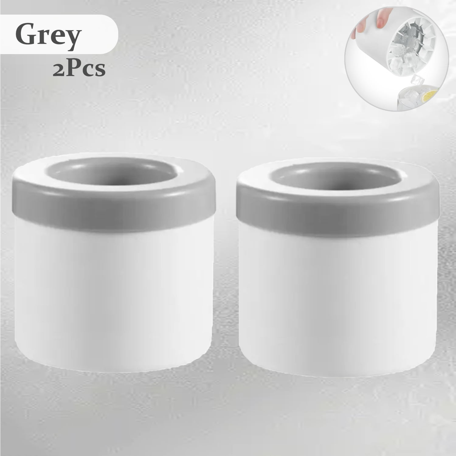 Round Silicone Ice Cube Mold Ice Bucket Homemade Summer DIY Refrigerator Freezer Creative Ice Maker Mold