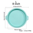 thumbnail image 1 of Round Silicone Layer Cake Mold Silicone Chocolate Mousse Cake Mould Layer Cake Round Mould DIY Dessert Cake Baking Tools, 1 of 9