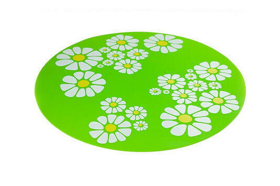 Round Silicone Mat for 1.6 L Automatic Pet Water Fountain for Dogs Cats  (Green Mat) 