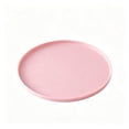 thumbnail image 1 of Round Silicone Pet Food Mat - Waterproof Dog & Cat Feeding Mat with High Lip to Prevent Spills & Protect Floors (Pink, 7''Dia), 1 of 6