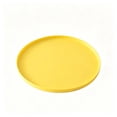 thumbnail image 1 of Round Silicone Pet Food Mat - Waterproof Dog & Cat Feeding Mat with High Lip to Prevent Spills & Protect Floors (Yellow, 7''Dia), 1 of 6
