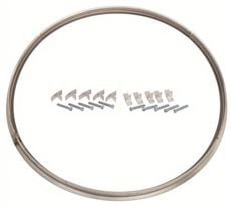 Round Sink Rim, Undercounter Mount 18''. Stainless Steel - Walmart.com