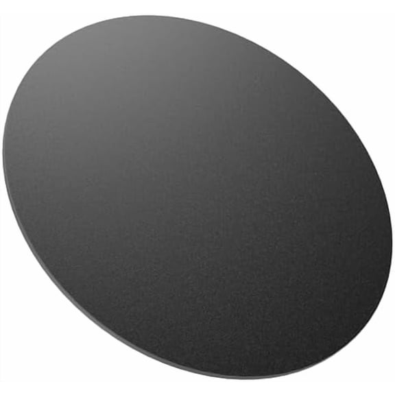 Round Sintered Stone Table Top 23.6",Replacement Table Top for Indoor & Outdoor - Heat/Scratch Resistant Waterproof Ceramic DIY Desktop, /Balcony/Bistro/Caf & Dining Room (Black)