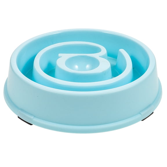 Round Slow Feeder Bowl Non- Pet Food Dish for Cats, Dogs, Puppies - Sky Slow Eating Bowl