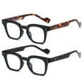 thumbnail image 1 of Round Small Frame Reading Glasses for Women Readers for Men Blue Light Blocking Retro,Color 1,+1.00, 1 of 10