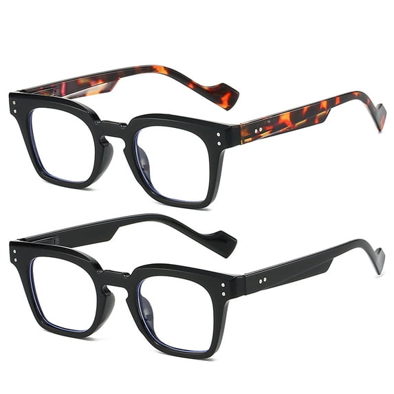 Round Small Frame Reading Glasses for Women Readers for Men Blue Light Blocking Retro,Color 1,+1.00
