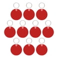 thumbnail image 1 of Round Soft Key Tags Set of 10, Bulk Pack - Perfect for Tradeshows, Party Favors, Events - Red, 1 of 5