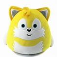 thumbnail image 1 of Round Sonic Plush Toys, Knuckles, Tails, Shadow Plush Toy Unbreakable Doll Throw Pillow (9.05'' Sonic The Knuckles), 1 of 5