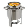 thumbnail image 1 of Round Soup Chafer Stainless Steel Catering Chafing Dish Food Pan Warmer 4L/7L/11L, 1 of 30
