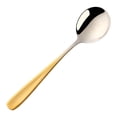 thumbnail image 1 of Round Soup Spoons, 6.89 Inch Reusable Stainless Steel Round Spoon Bouillon Table Dinner Spoons for Dessert, 1Pc (Yellow), 1 of 5