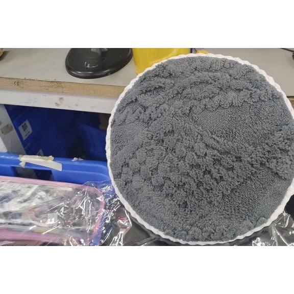 Round Sponge Plush Chair Pad Children's, Thick Non Slip Tea Stool Seat Cushion