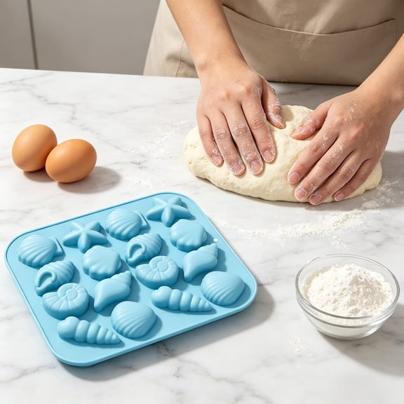 Round Springform Cake Pan, Non-Stick Silicone Cheesecake Mold with Removable Bottom for Baking & Ice Making