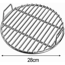 Round Stainless Steel BBQ Grill Grid | Camping & Picnic Cooking Grate | Even Heat Baking Tray | Multiple Sizes 28cm 30cm 33cm 35cm 38cm | Outdoor Garden Grilling Accessory