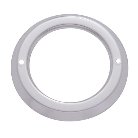 Round Stainless Steel Bezel / Covers 2" LED Side Marker Clearance Light