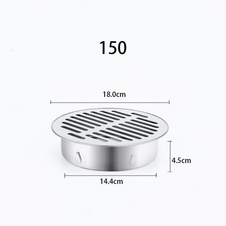 Floor Drain 50mm-200mm Stainless Steel Balcony Drainage Roof Round