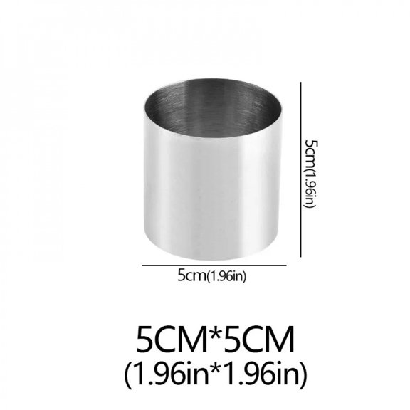 Round Stainless Steel Mousse Cake Mold Baking Tools-Making Cake Decoration Tool Pastry Cake Mousse Mold Ball Sushi Kitchen tool