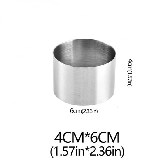 Round Stainless Steel Mousse Cake Mold Baking Tools-Making Cake Decoration Tool Pastry Cake Mousse Mold Ball Sushi Kitchen tool