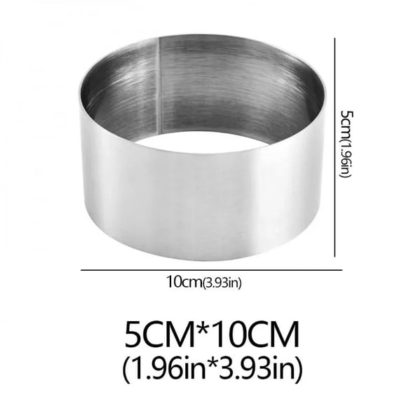 Round Stainless Steel Mousse Cake Mold Baking Tools-Making Cake Decoration Tool Pastry Cake Mousse Mold Ball Sushi Kitchen tool