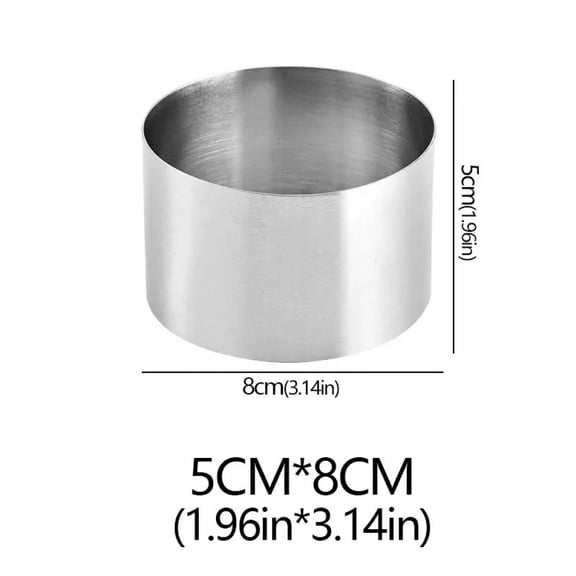 Round Stainless Steel Mousse Cake Mold Baking Tools-Making Cake Decoration Tool Pastry Cake Mousse Mold Ball Sushi Kitchen tool