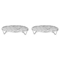 thumbnail image 1 of Round Stainless Steel Oven Rack, 7.8 Inch Diameter Wire Cooking Rack with Legs for Air Fryer, Baking, Steaming, BBQ, Dutch Oven & Pressure Cooker (Silver), 1 of 8