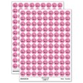 thumbnail image 1 of Round Standing Hippopatomus 200+ Round Stickers - Light Pink - Matte Finish - 0.50" Size, 1 of 3