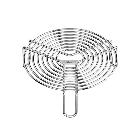 Round Steamer Rack and Cooling Rack,Stainless Steel Pot Trivet, Wire Steamer Kettle Rack Holder, Fit For Pots Cookware Pressure Cooker Pans Up, 8-Inches (size:20x7cm)