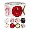 thumbnail image 1 of Round Sticker Self-Adhesive Sticker Valentine's Day Sticker Thank You Sticker Reward Sticker Decorative Labels Sticker, 1 of 8