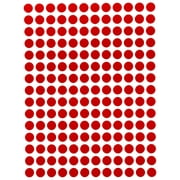 Round Stickers ¼” inch 8mm Red Dot Stickers, 900 Pack by Royal Green