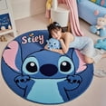 thumbnail image 1 of Round Stitch Imitation Cashmere Carpet for Home Living Room Sofa Coffee Table Rug Soft Skin-Friendly Carpet, 1 of 6