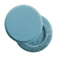 thumbnail image 1 of Round Stool Cover, Elastic Bar Stool Seat Cover, Washable Polyester Slipcover for Kitchen Dining Chair, 11.81 in, Blue, 1 of 6