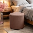 thumbnail image 1 of Round Stool Cover Waterproof Soft Fabric Slipcover • All Size Elastic Ottoman• Washable Round Seat Cover Vanity Bedroom Living Room, 1 of 6