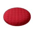 thumbnail image 1 of Round Stool Cushion Cover for Up To 16 Inch Stools, Soft Padded Seat Slipcover with Elastic Fit, Removable Washable Chair Cushion Protector for Kitchen Island, Vanity Stool, Dining Area, A, 1 of 8