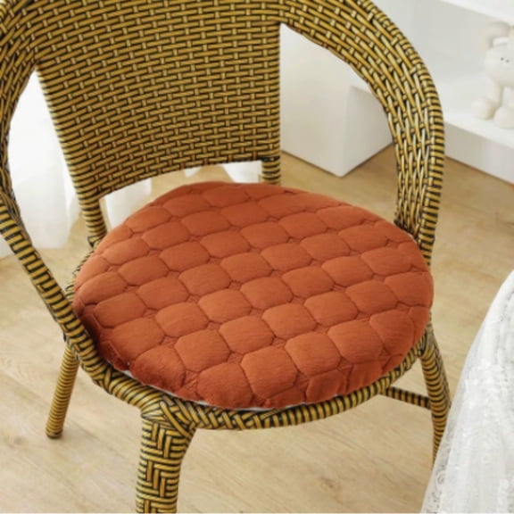 Round Stool Cushion, Round Chair Cushions, Anti-Slip Seat Cushion, Stool Cushion, Round Bar Stool Cushions for Patio Barstool Room Office Chairs Bistro, 35cmX35cm Thick Furniture Cushion