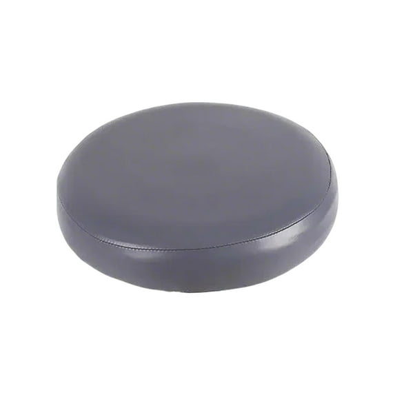 Round Stool Slipcover Stretchable PU Leather Durability Stool Sleeve for Living Room or Dining Area Decoration